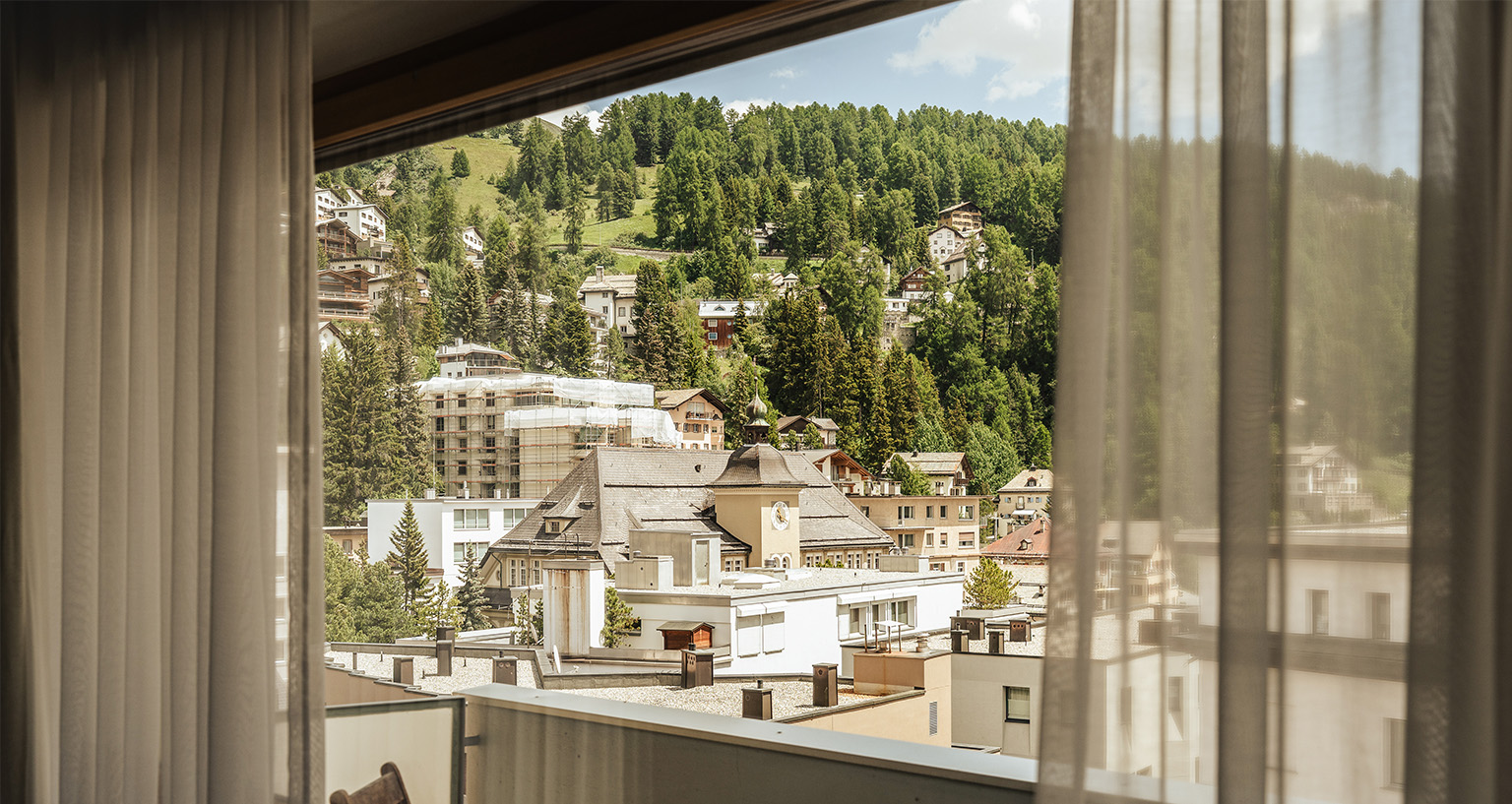 Aussicht aus dem Zimmer im Hotel Arte